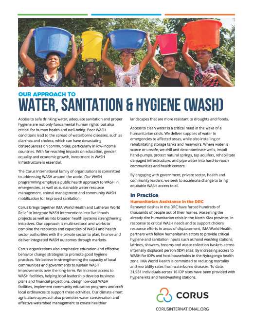 WASH Technical Overview